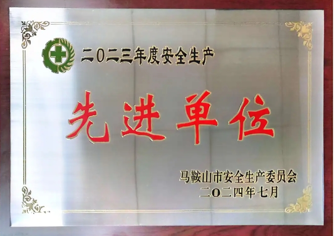 馬鞍山長客：當(dāng)涂長客榮獲“馬鞍山市2023年度安全生產(chǎn)先進單位”